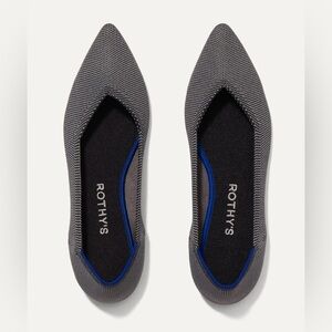 Rothy's Birdseye The Point Cloud Grey Flats size 8 $119 Sold Out